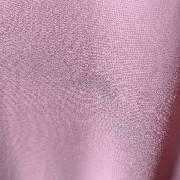 Azazie “Bonnie” chiffon A-line bridesmaid long dress, S halter neckline ruched - Picture 14 of 15